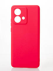 Силіконовий чохол SOFT Silicone Case для Motorola Edge 40 Neo (без лого) малиновий