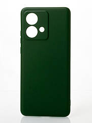 Силіконовий чохол SOFT Silicone Case для Motorola Edge 40 Neo (без лого) темно-зелений