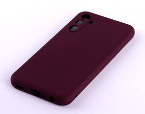 Силіконовий чохол SOFT Silicone Case для Samsung M34 5G (без лого) бордовий