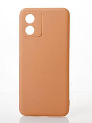 Силіконовий чохол SOFT Silicone Case для Motorola E13 (без лого) пудра