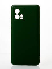 Силіконовий чохол SOFT Silicone Case для Motorola G72 (без лого) темно-зелений