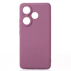 Силіконовий чохол SOFT Silicone Case для Xiaomi Poco F6/Redmi Turbo 3 (без лого) лаванда