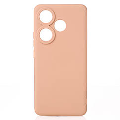 Силіконовий чохол SOFT Silicone Case для Xiaomi Poco F6/Redmi Turbo 3 (без лого) пудра