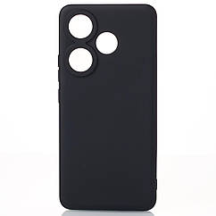 Силіконовий чохол SOFT Silicone Case для Xiaomi Poco F6/Redmi Turbo 3 (без лого) чорний