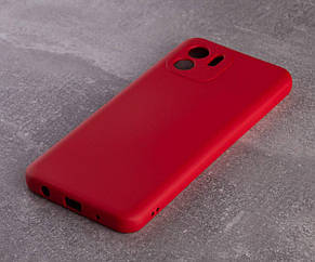 Силіконовий чохол SOFT Silicone Case для Xiaomi Redmi A1/A2 (без лого) червоний