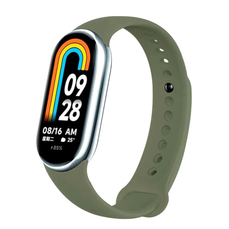 Ремінець для фітнес браслета Xiaomi Mi Band 8 і 9 хаки