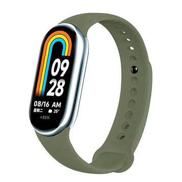 Ремінець для фітнес браслета Xiaomi Mi Band 8 і 9 хаки