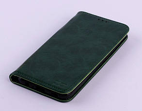 Чохол-книга DC ELEGANT для Samsung A24 темно-зелений