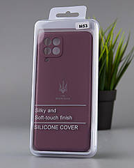 Силіконовий чохол SOFT Silicone Case для Samsung M53 5G (ТРИЗУБ) лаванда