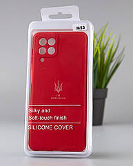 Силіконовий чохол SOFT Silicone Case для Samsung M53 5G (ТРИЗУБ) червоний