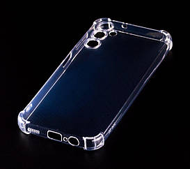 Силіконовий чохол WS SHOCKPROOF для Samsung A14 прозорий