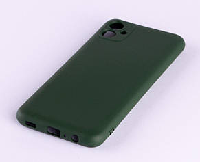 Силіконовий чохол SOFT Silicone Case для Samsung A04e (без лого) темно-зелений