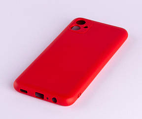 Силіконовий чохол SOFT Silicone Case для Samsung A04e (без лого) червоний