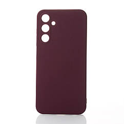 Силіконовий чохол SOFT Silicone Case для Samsung A15 (без лого) бордовий