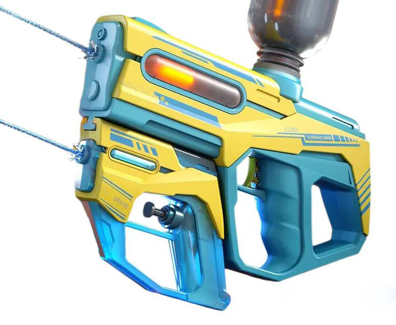 Електричний водяний пістолет 2 в 1 CrossFire на акумуляторі оранж, фото 1