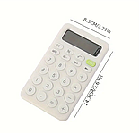 Калькулятор 8 розр, білий, фото 2