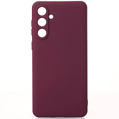 Силіконовий чохол SOFT Silicone Case для Samsung M55/M55S (без лого) бордовий
