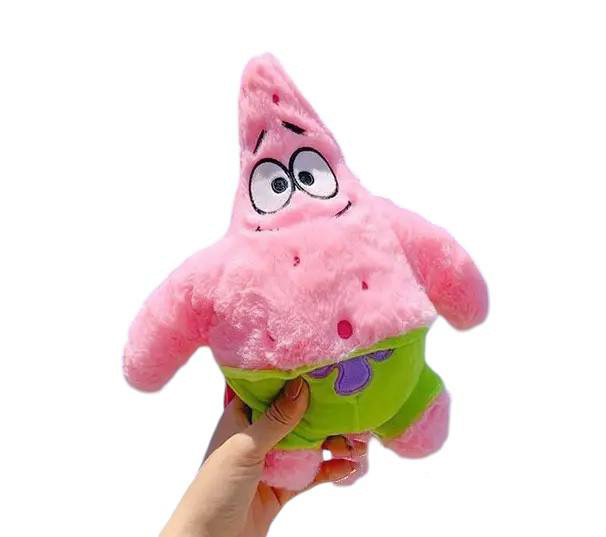 М'яка іграшка зірка Патрік з мультика Спанч Боб 28см, фото 1