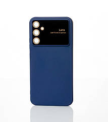 Силіконовий чохол CAMERA PROTECTION для Samsung A34 темно-синій