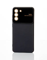 Силіконовий чохол CAMERA PROTECTION для Samsung S21 FE чорний