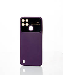 Силіконовий чохол CAMERA PROTECTION для Realme C25Y фіолетовий