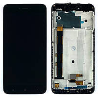 Дисплей (екран) Xiaomi Redmi Note 5A 2/16 Gb MDG6 з тачскрином Розпажу (чорний і рамкою)