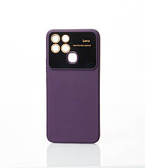 Силіконовий чохол CAMERA PROTECTION для Infinix Smart 6 фіолетовий