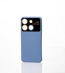 Силіконовий чохол CAMERA PROTECTION для Infinix Smart 7 HD сіро-синій