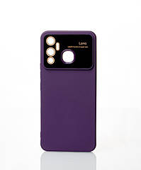 Силіконовий чохол CAMERA PROTECTION для Infinix Hot 12 Play NFC фіолетовий