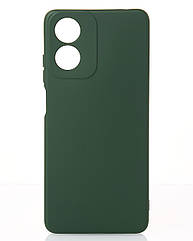 Силіконовий чохол SOFT Silicone Case для Motorola G04 (без лого) темно-зелений