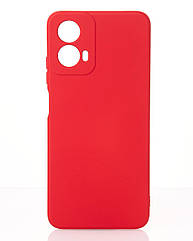 Силіконовий чохол SOFT Silicone Case для Motorola G24 (без лого) червоний