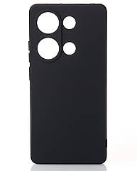 Силіконовий чохол SOFT Silicone Case для Xiaomi Redmi Note 13 Pro 4G (без лого) чорний