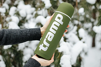 Термос Tramp Soft Touch 0,75 л зелений TRC-108-khaki