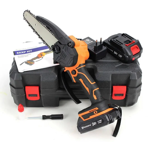 Пила для обрезки веток Husqvarna 65iXP KIT (24V 5AH), Веткорез садовый ...