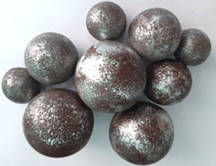 Набір шоколадних сфер срібний космос 9 шт