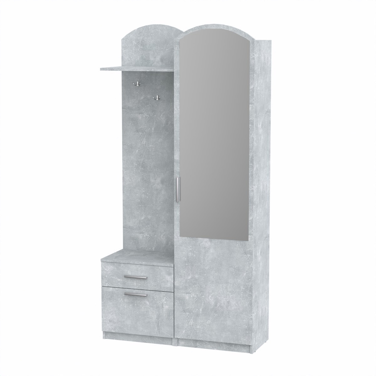 Передпокій Компанит Лідія 100х37,5х200 см Бетон, фото 1