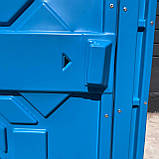 Пластикова душова кабіна вулична, вуличний душ синій, фото 3