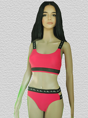 Купальник раздельный Fuba Альвина 9014 красный(В НАЛИЧИИ ТОЛЬКО 42 44 46 48 50 УКР р-ры), фото 3