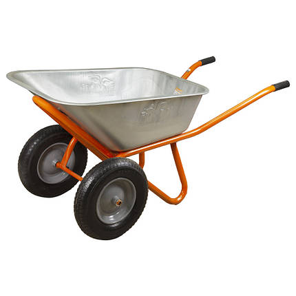 Тачка будівельна двоколісна 100л 320кг колесо 15" FLORA (5056714), фото 1