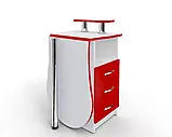 Стіл манікюрний складаний Vista compact компактний стіл для майстра манікюру з поличкою під лаки, фото 3