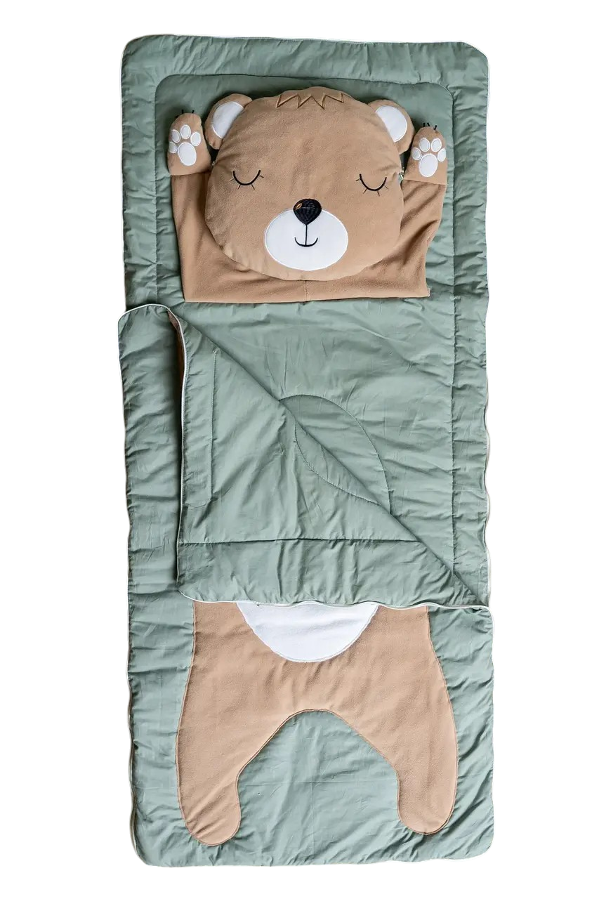 Дитячий спальний мішок у формі тварини "Ведмедик" Сірий