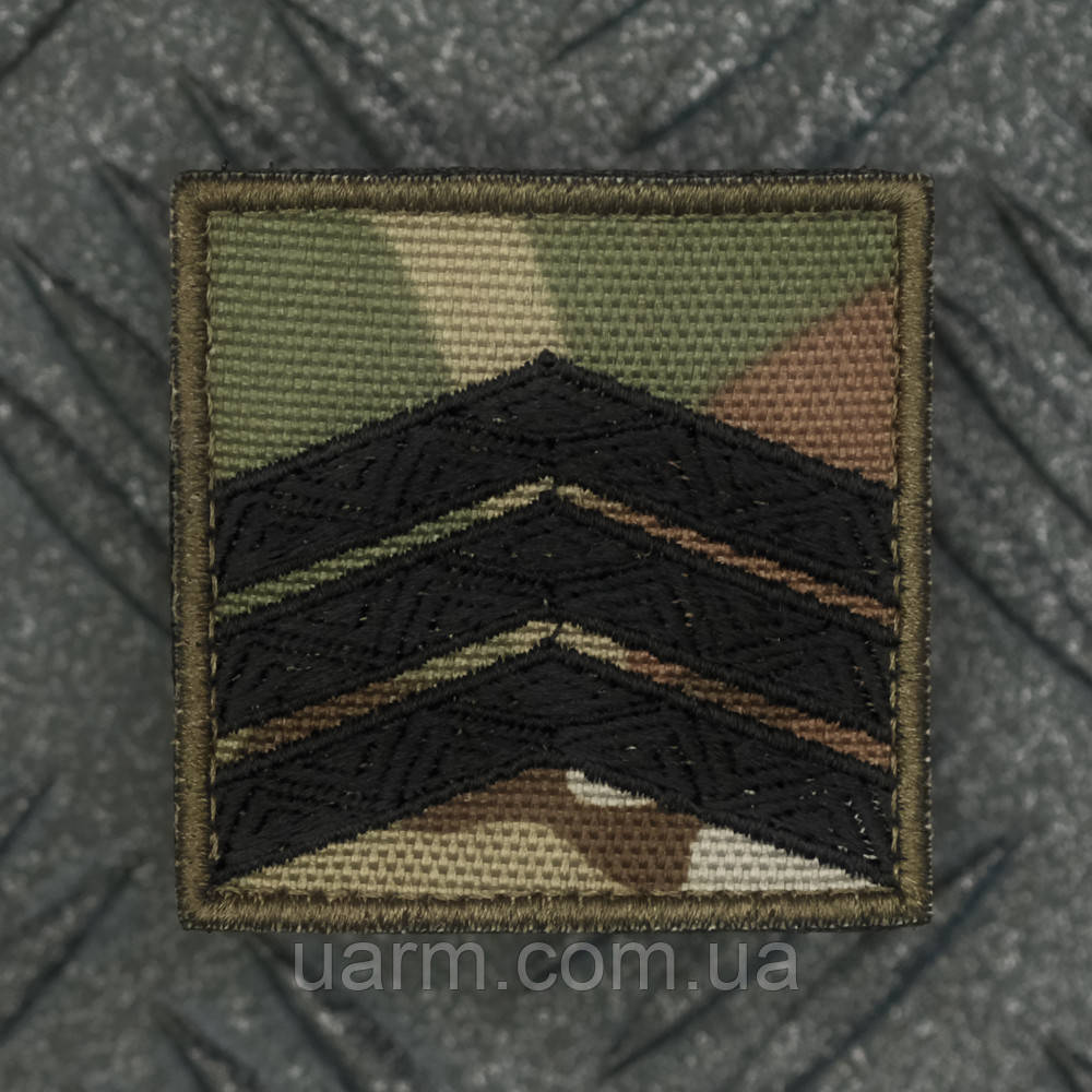 Погон НАТО сержант мультикам 5.0 х 5.0