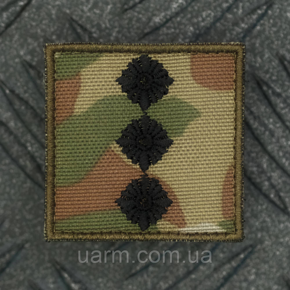 Погон НАТО старший лейтенант мультикам 5.0 х 5.0, фото 1