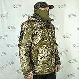 Куртка тактична Softshell Waterproof піксель ММ-14, фото 3