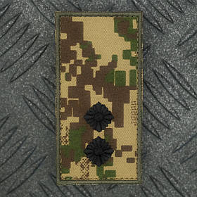 Погон НГУ лейтенант хижак-піксель G0822 10.0 х 5.0