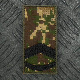 Погон НГУ штаб-сержант хижак-піксель G0822 10.0 х 5.0