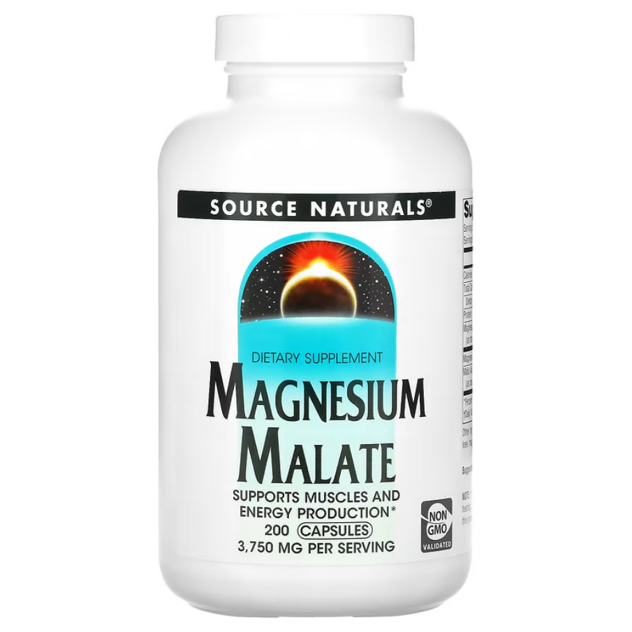 Magnesium Malate Source Naturals 200 капсул, фото 1