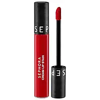 Матова помада Sephora Cream Lip Stain 10HR Liquid Lipstick - Always Red