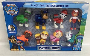 Ігровий набір фігурок цуценят з рюкзачками Щенячий Патруль 8 героїв у наборі, фото 2