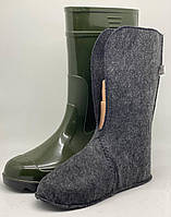 Утеплювач у чобіт повстяна панчоха